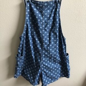 Urban outfitters polka dot overalls